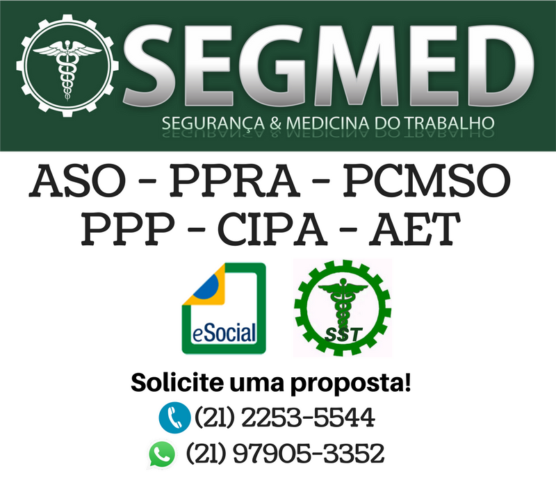 Contato de Clínica de Segurança do Trabalho Botafogo - Empresa de Medicina do Trabalho
